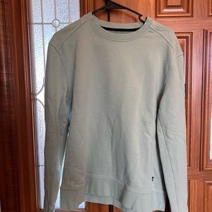 On Running men’s crewneck sweatshirt, aqua blue - Mens Medium.